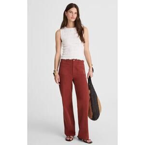 NWT Madewell The Emmett Wide-Leg Pant: Patch Pocket Edition Size 25 Retail $128